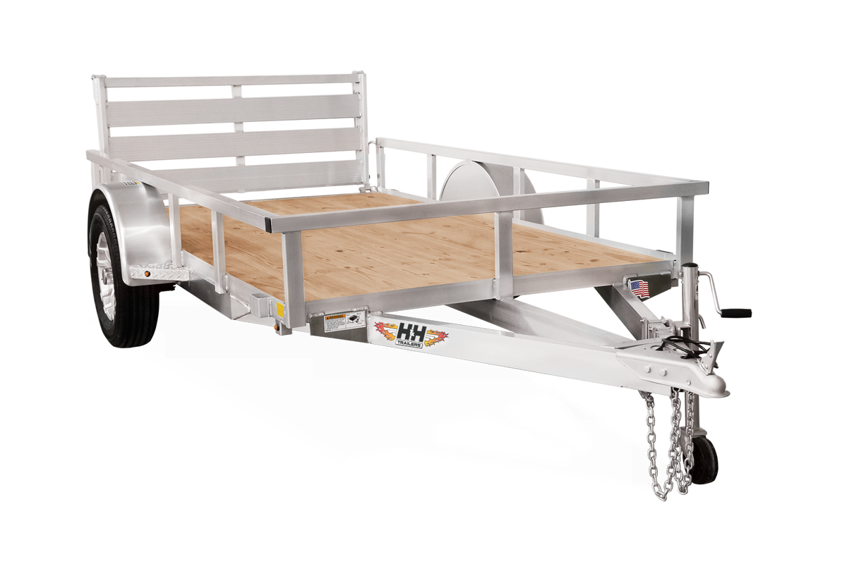 2022 H&H 82" X 12' UTILITY ALUMINUM RAIL SIDE