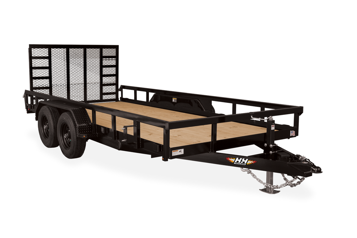 2025 H&H 82" X 16' RAIL SIDE UTILITY
