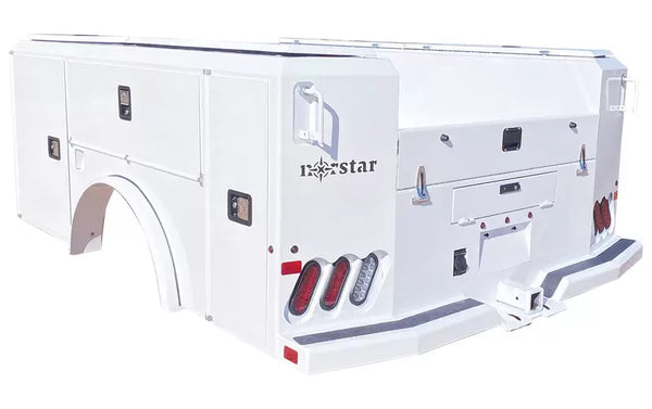 NORSTAR SC WHITE 8'6" X 84" UTILITY TRUCK BED