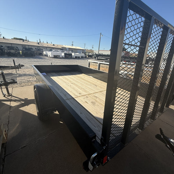 2024 H&H 76" X 12' SOLID SIDE UTILITY TRAILER